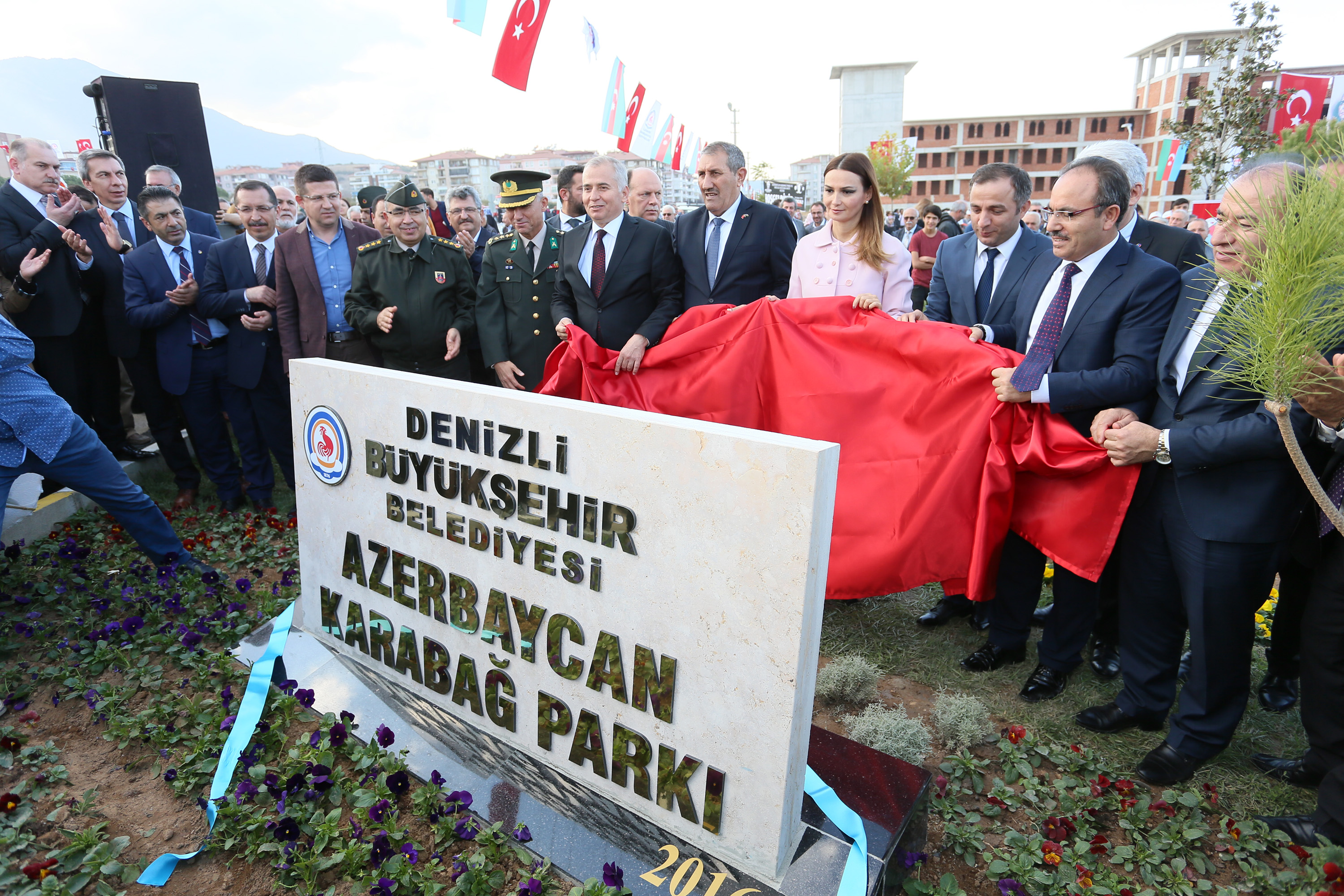 Azerbaycan Karabağ Parkı açılış töreni