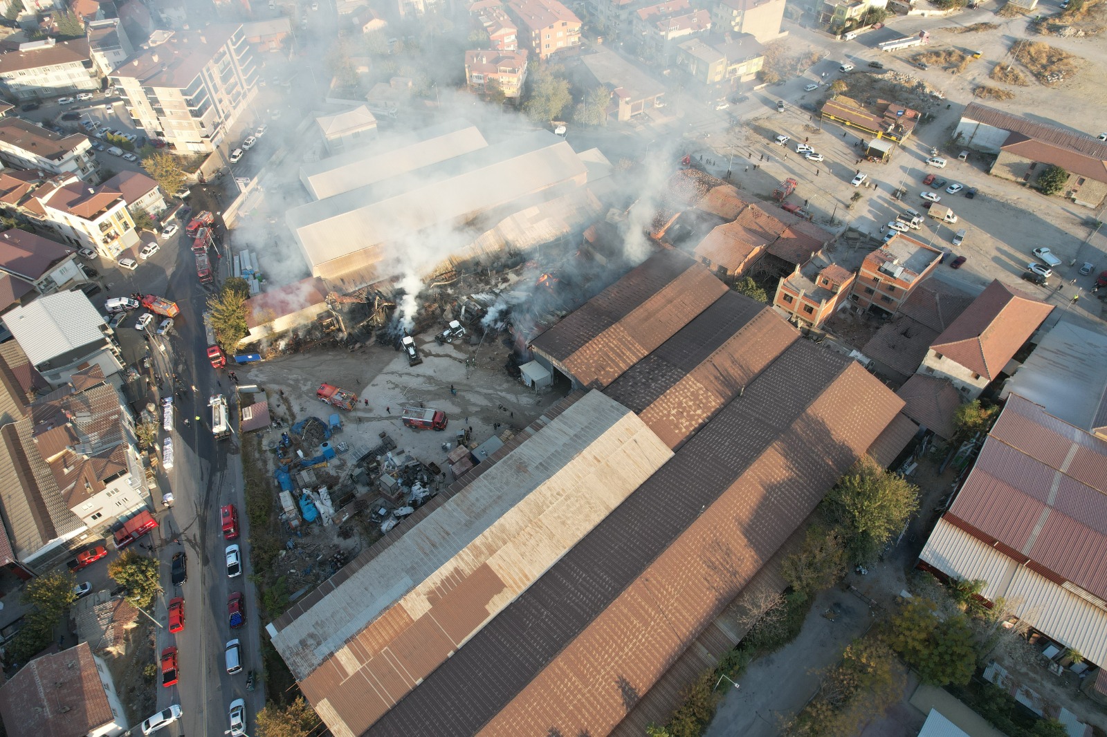 Denizli Fabrika Yangın