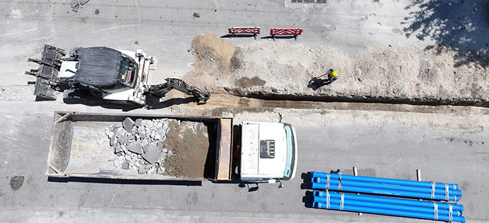 Büyükşehir Deski̇’den Sümer’e 6 Bin 600 Metre Içme Suyu Hattı (3)
