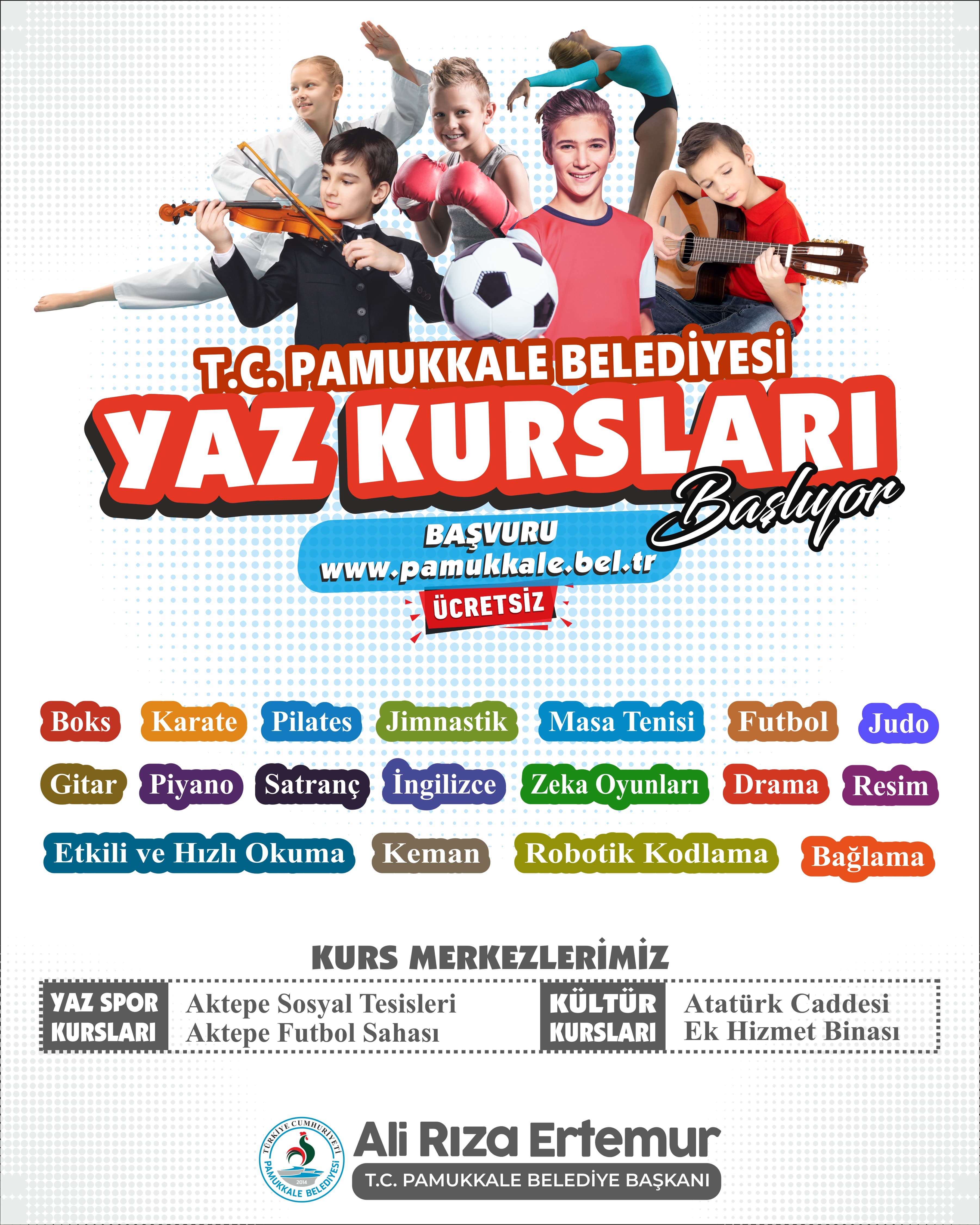 Pamukkale Yaz Kursları