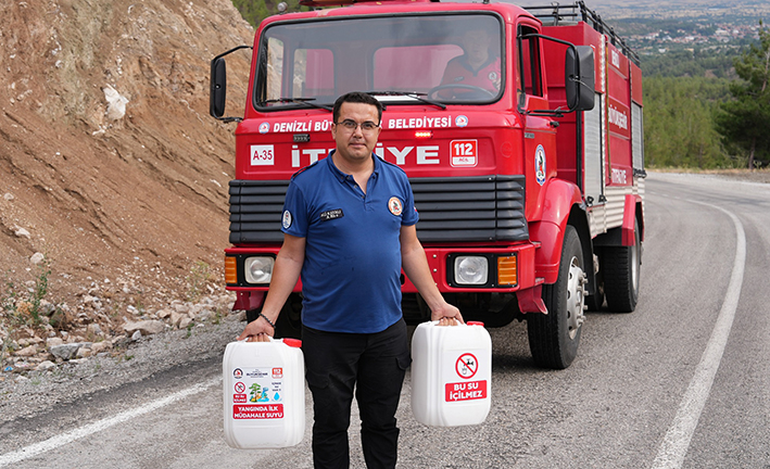 Denizli Büyükşehir’den Yangınla Mücadelede Yeni Hamle (5)
