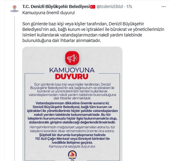 Büyükşehir Dolandırıcılık