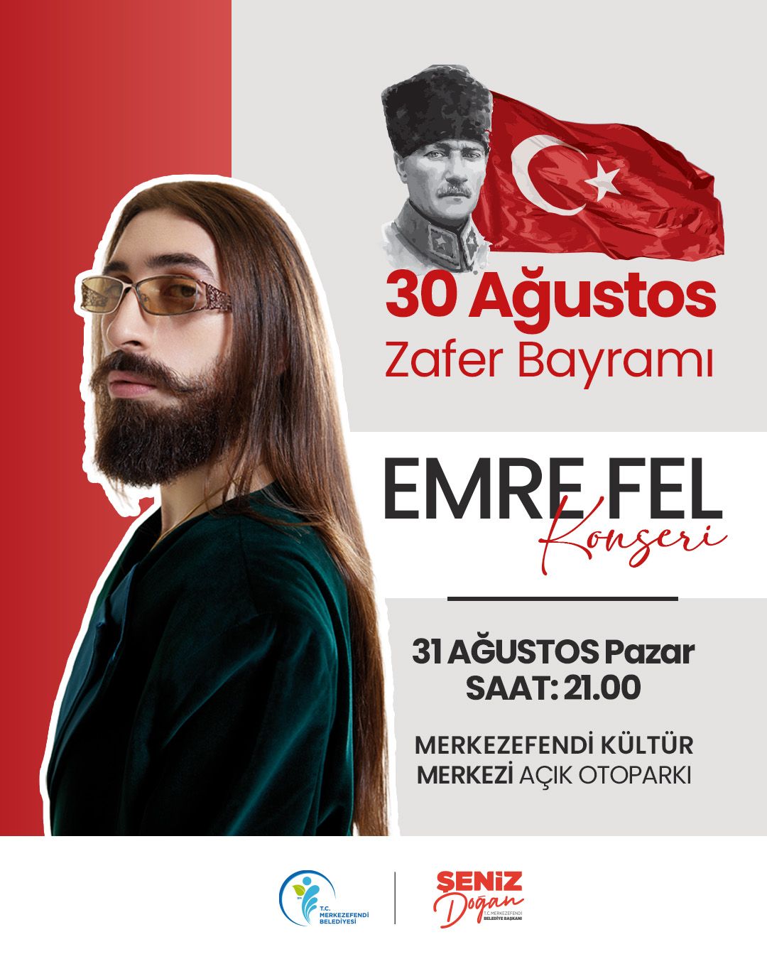 Emre Fel 31 Ağustos'ta Merkezefendi̇'de Sahne Alacak 2