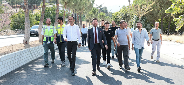 Tavas Bağlar Yolu Modern Yüzüne Kavuştu (11)