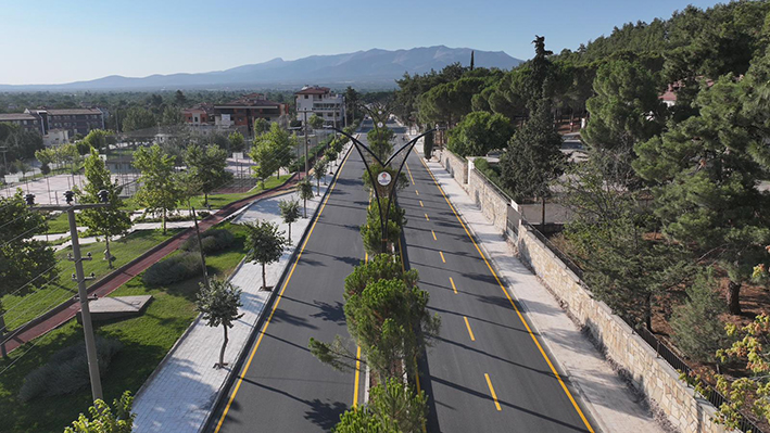 Tavas Bağlar Yolu Modern Yüzüne Kavuştu (5)