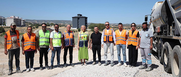 Başkan Doğan, Yol Çalişmalarini Yeri̇nde İnceledi̇ (10)