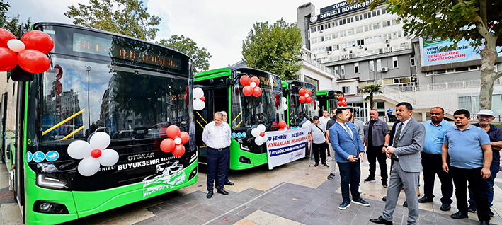 Denizli Büyükşehir Belediyesi Toplu Ulaşım Filosuna 30 Yeni Otobüs Kattı (17)