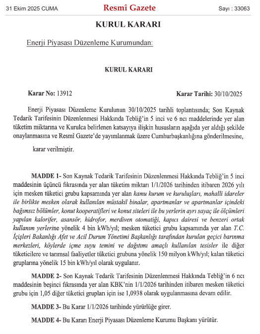 Edpk Kararı Resmi Gazete