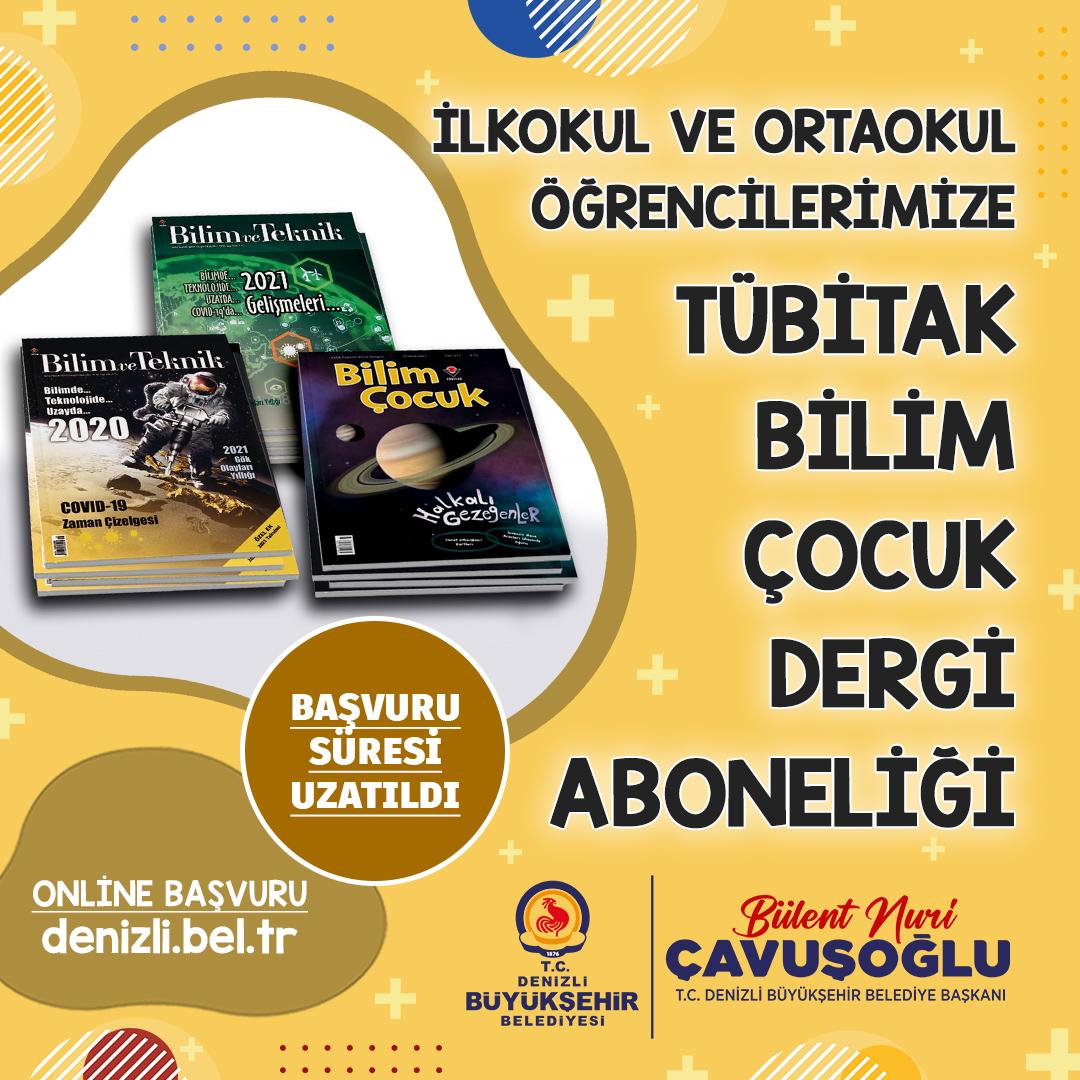 Ücretsiz Bilim Dergisi Aboneliği Başvuruları Uzatıldı