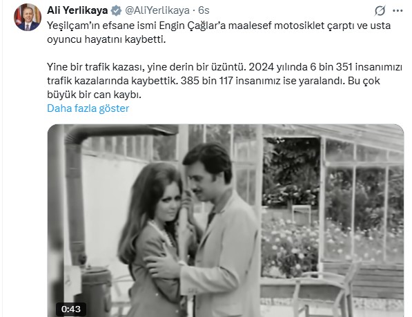 Ali Yerlikaya Trafik