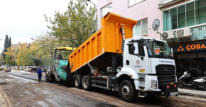 Büyükşehir’den Değirmenönü’ne Sıcak Asfalt Çalışması (3)