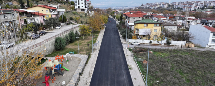 Büyükşehir’den Namık Kemal Caddesi’nde Sıcak Asfalt Çalışması (4)