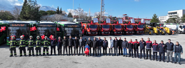 Denizli Büyükşehir’den Hizmet Filosuna 100 Yeni Araç (1)