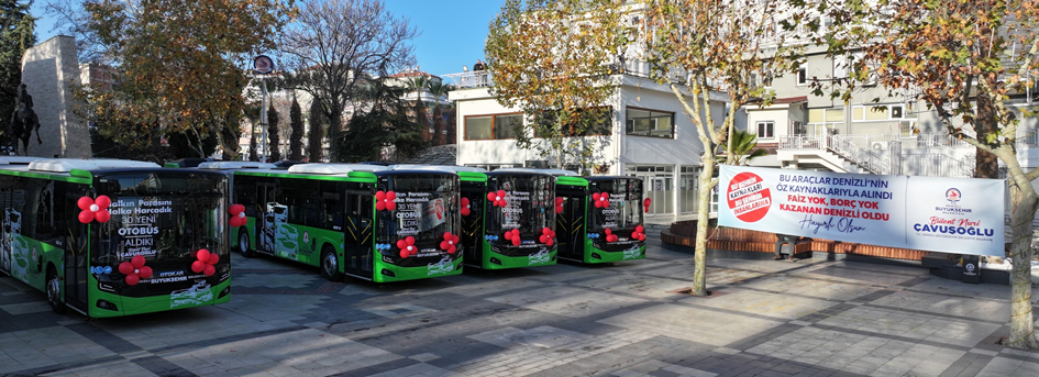 Denizli Büyükşehir’den Hizmet Filosuna 100 Yeni Araç (10)