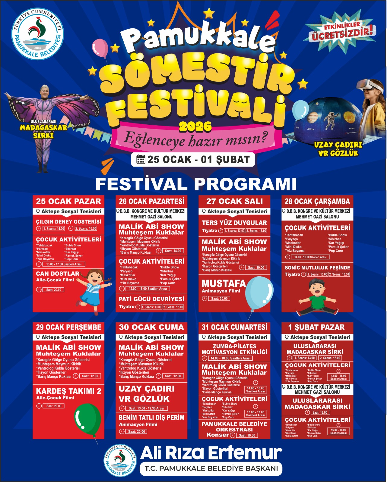 Pamukkale’de Sömesti̇r Festi̇vali̇ Başliyor