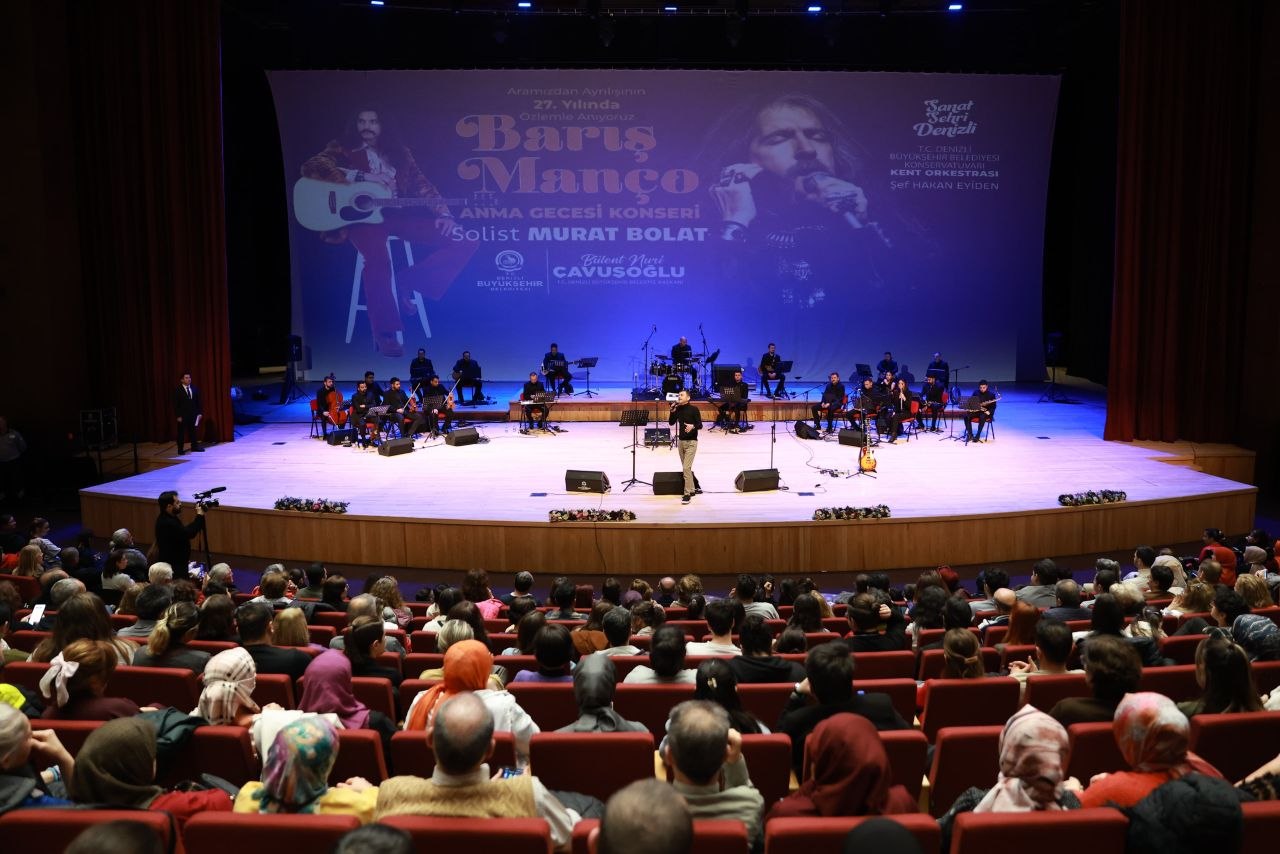 Denizli Büyükşehir Barış Manço’yu Eserleriyle Andı (1)