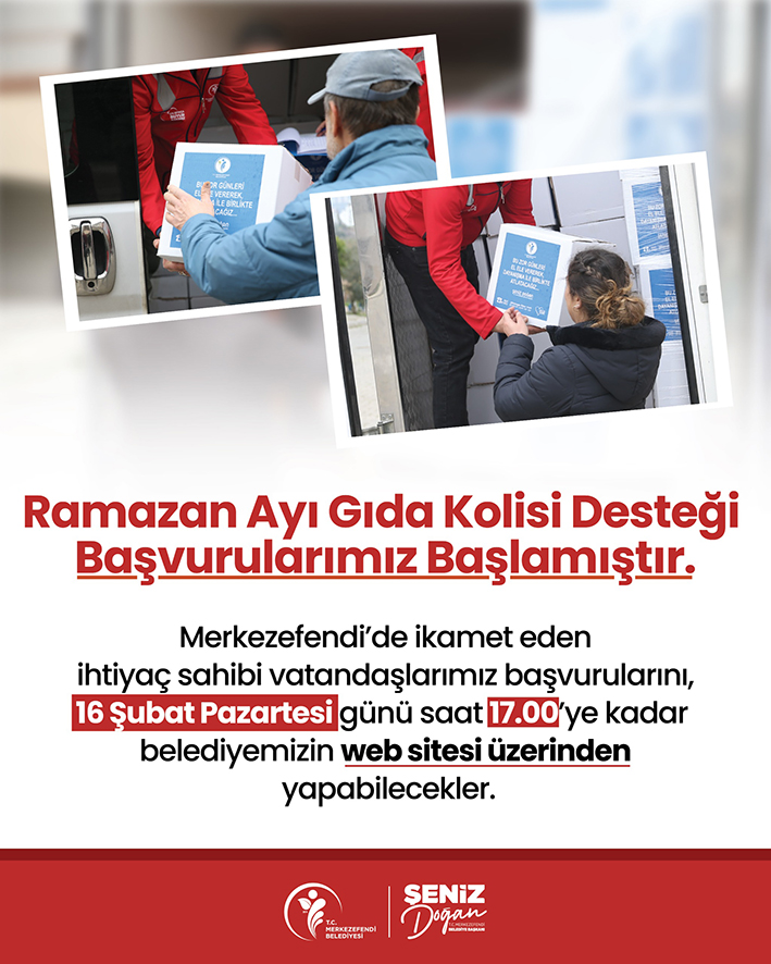 Merkezefendi̇’de Ramazan Ayi Gida Koli̇si̇ Desteği̇ Başvurulari Başladi (1)