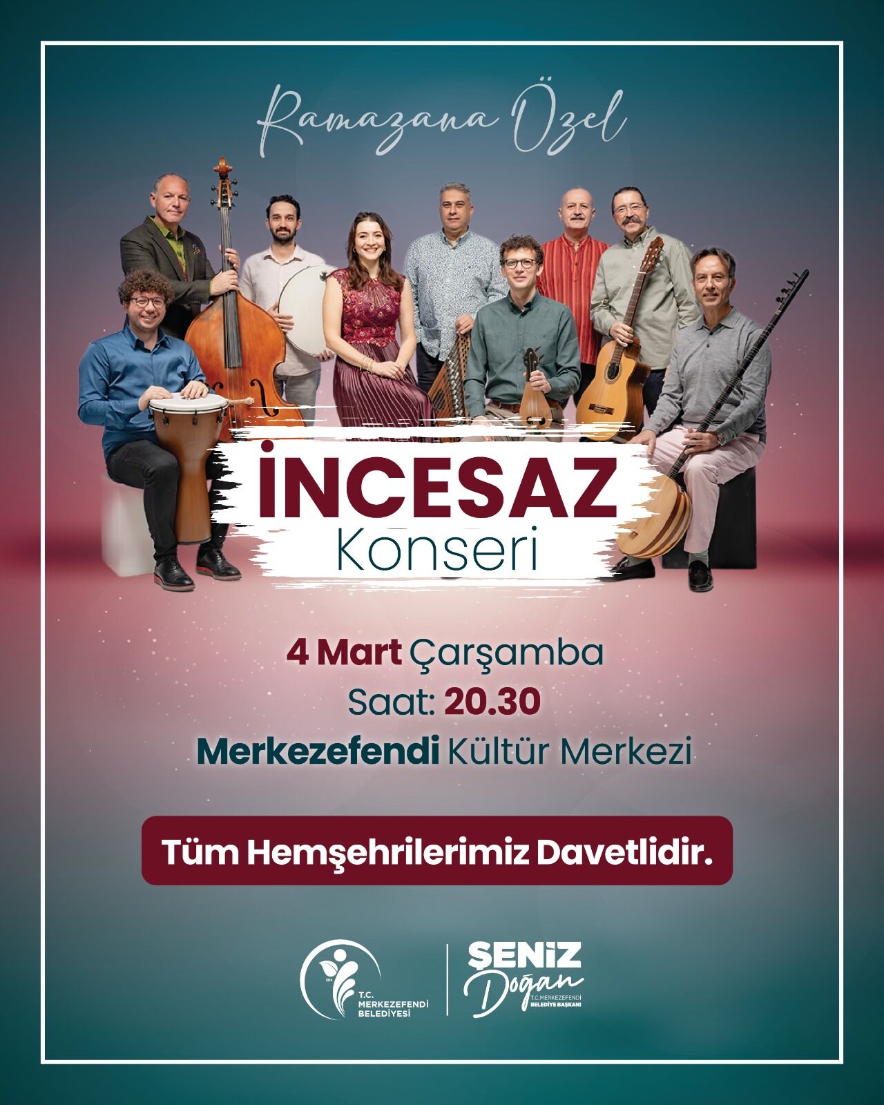 Merkezefendi̇’de Ramazan’a Özel “İncesaz” Konseri̇ (2)