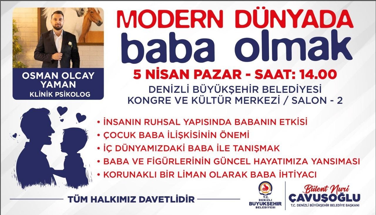 Denizli Büyükşehir’den Babalara Özel Seminer-1