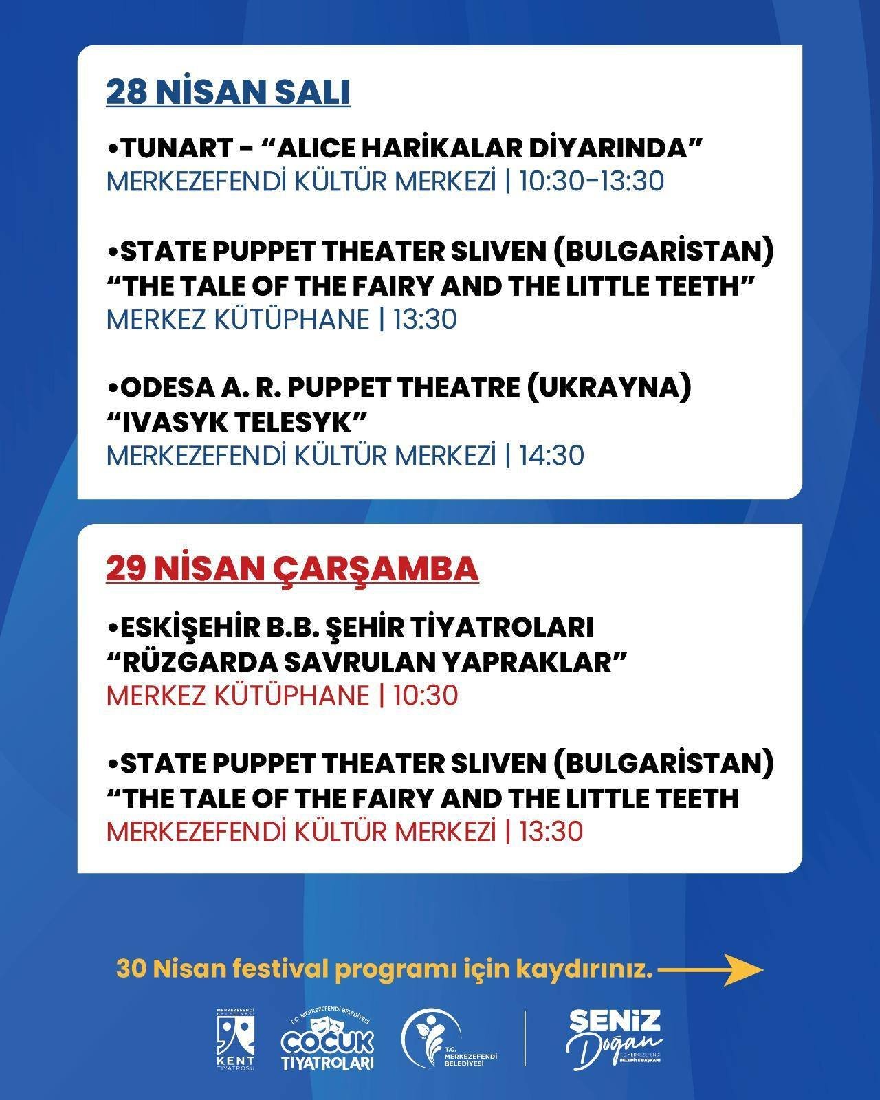 Merkezefendi̇’de 2. Çocuk Ve Gençli̇k Ti̇yatrolari Festi̇vali̇ Başliyor (1)