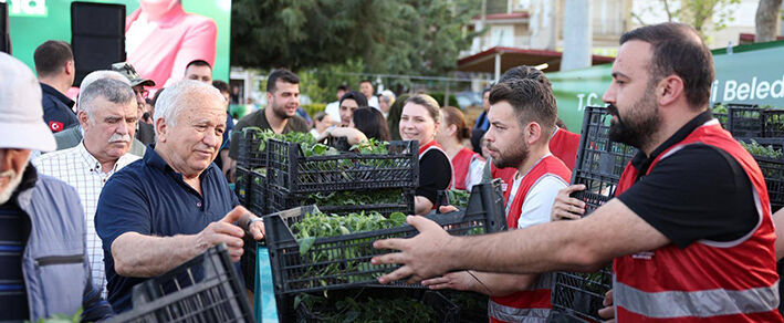 Başkarci’da Bi̇nlerce Fi̇de Üreti̇ci̇ye Dağitildi (8)