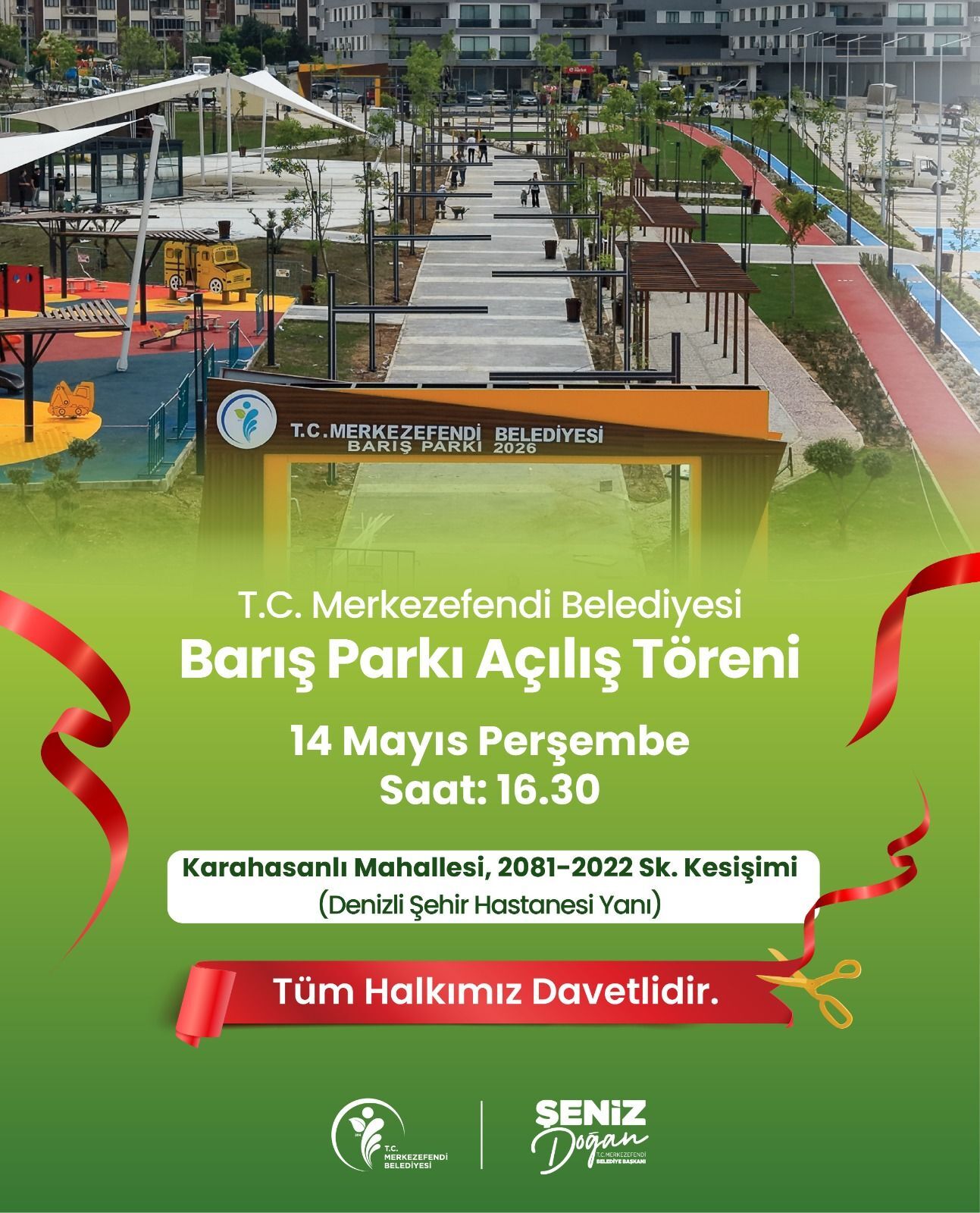 Karahasanli Mahallesi̇’nde ‘Bariş Parki’ Hi̇zmete Açiliyor (1)