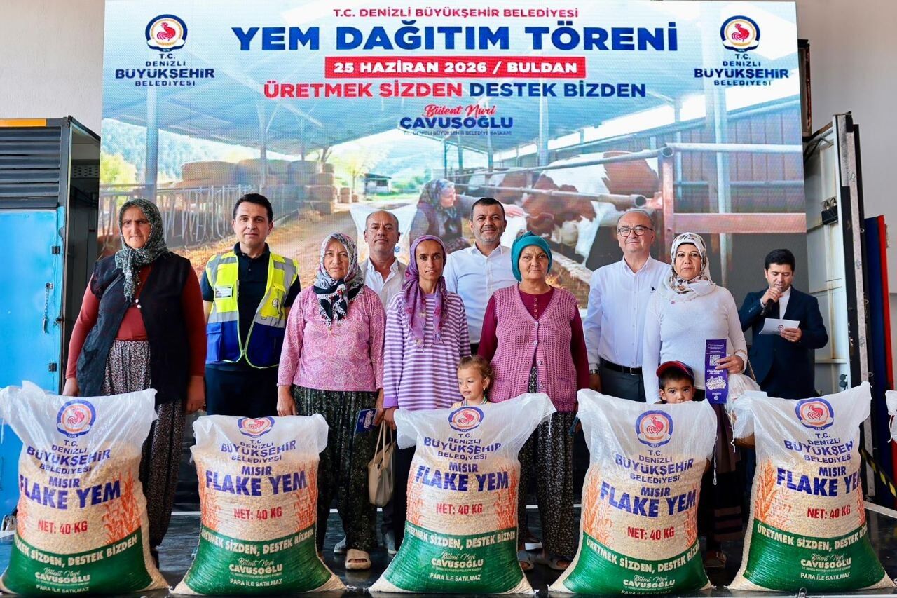 Denizli Büyükşehir’in Yem Dağıtımında Ikinci Hafta Başladı (10)