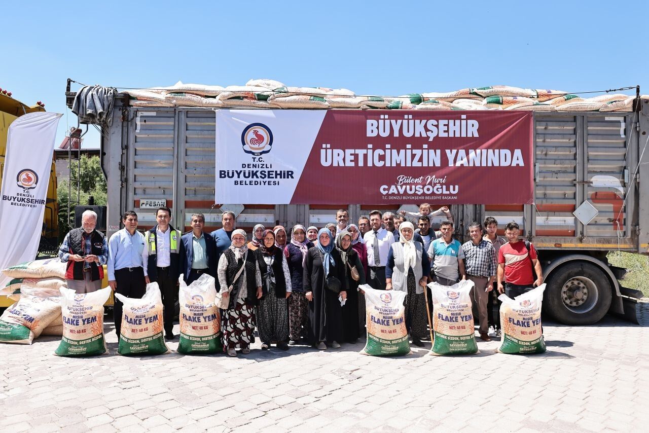 Denizli Büyükşehir’in Yem Dağıtımında Ikinci Hafta Başladı (13)