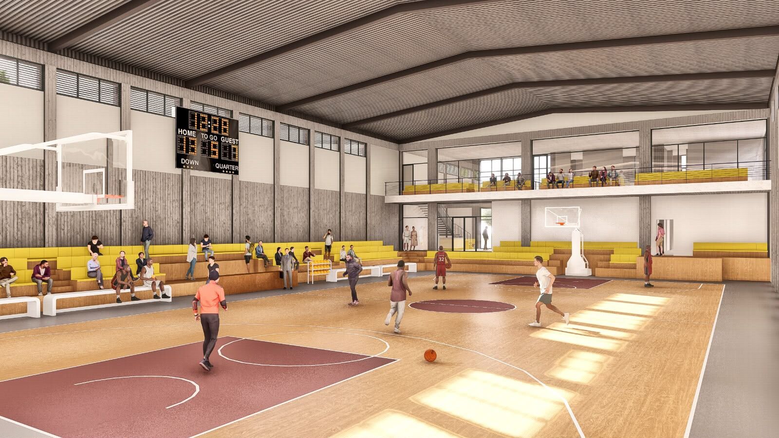Merkezefendi̇’ye Modern Basketbol Spor Kompleksi̇ Kazandiriliyor (2)