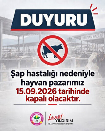 Aşılama Şap Duyuru