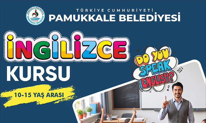 Pamukkale Belediyesi ücretsiz İngilizce ve müzik kursları başlıyor