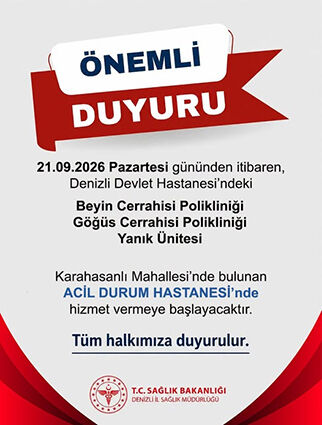 Yeni Hastane Duyuru