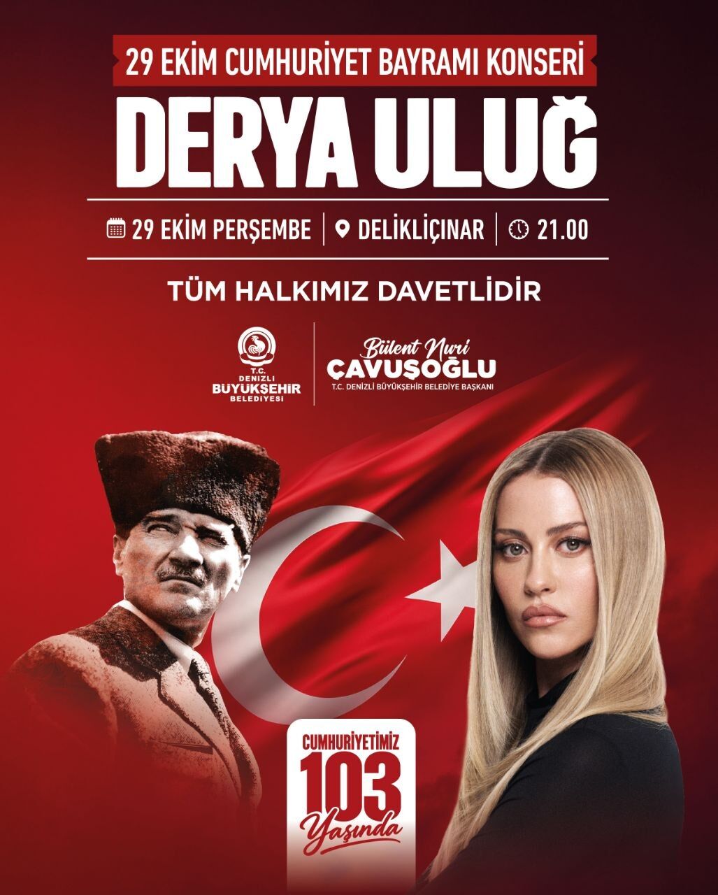 Denizli Büyükşehir’den Cumhuriyet’in 103. Yılına Özel Kutlama (12)
