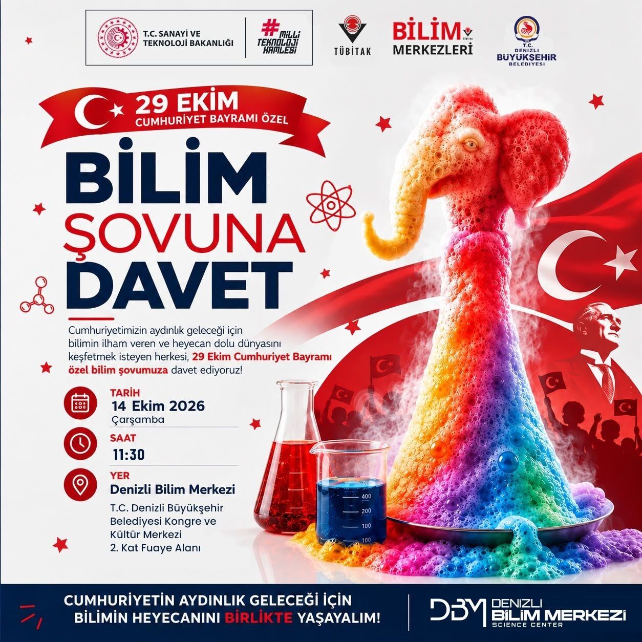 Denizli Büyükşehir’den Cumhuriyet’in 103. Yılına Özel Kutlama (5)