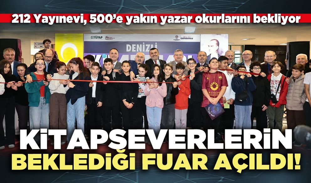 Kitapseverlerin beklediği fuar açıldı!