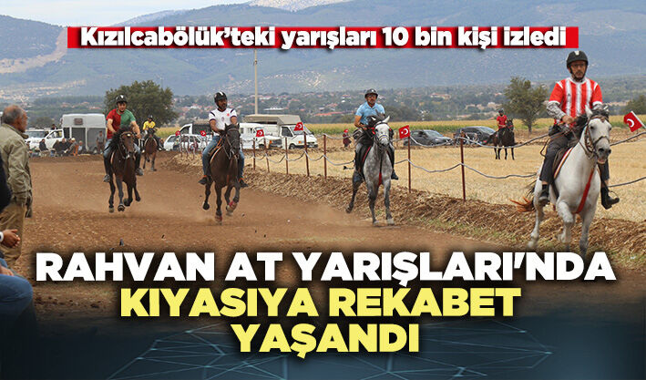 Rahvan At Yarışları'nda kıyasıya rekabet yaşandı