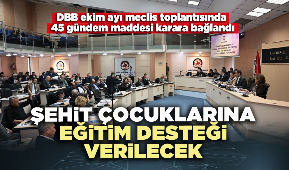 Şehit çocuklarına eğitim desteği verilecek