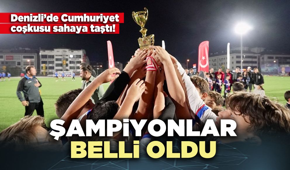 Şampiyonlar belli oldu